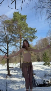 Snow scheherazade 18 oriental teen brunette young snow public dance