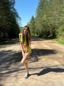 Teen eli was left alone on a deserted road in the forest and she part 2