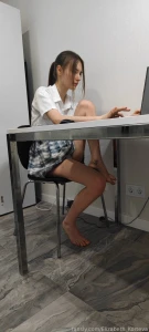 A student doing homework came across a porn site got very excited and part 5