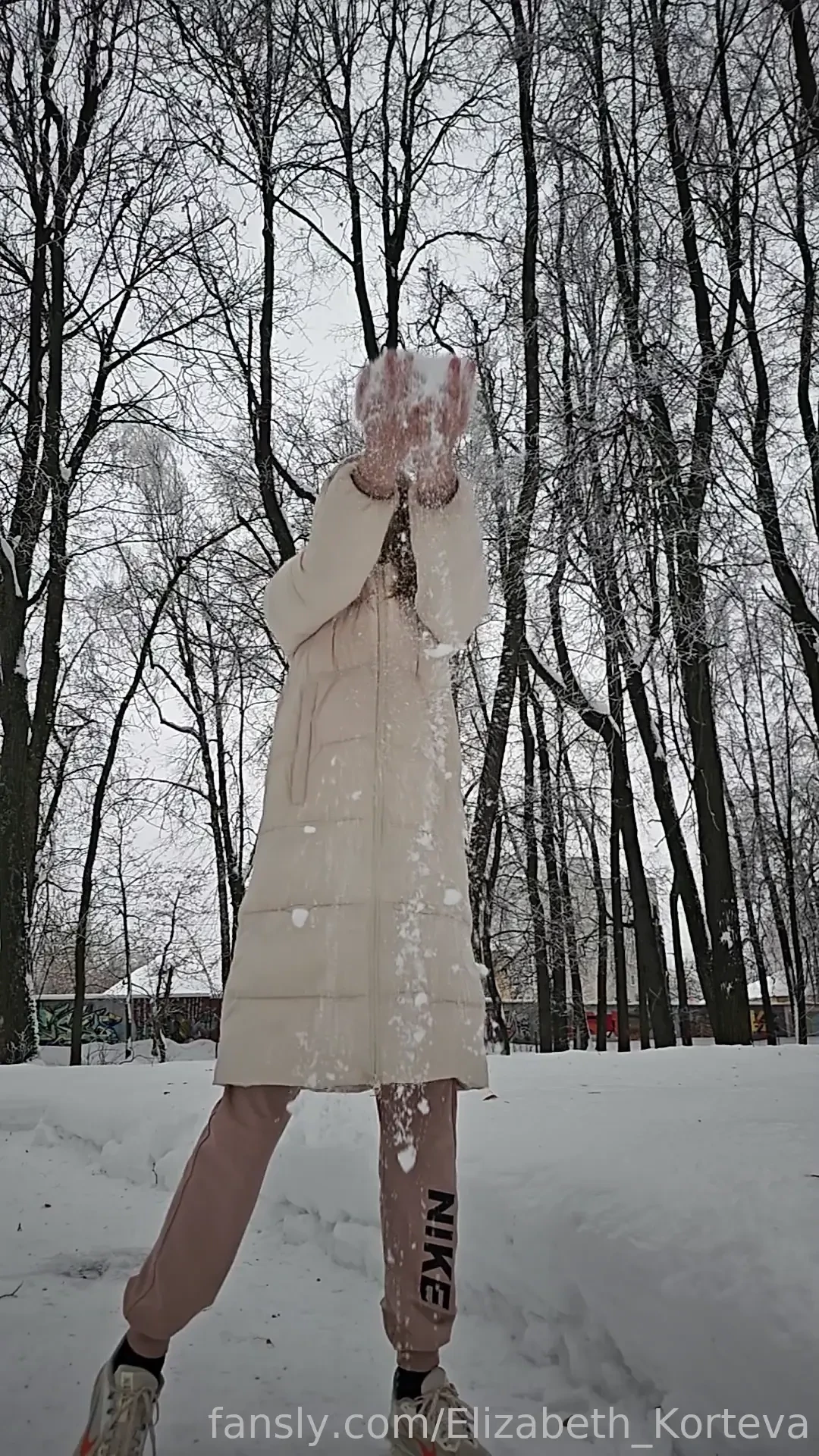 I love snow winter snow teen student jaket park outside outdoor nature 