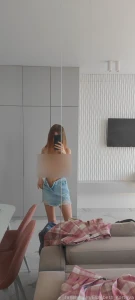 Tits smalltits 18 teen boobs smallboobs brunette young mirror topless