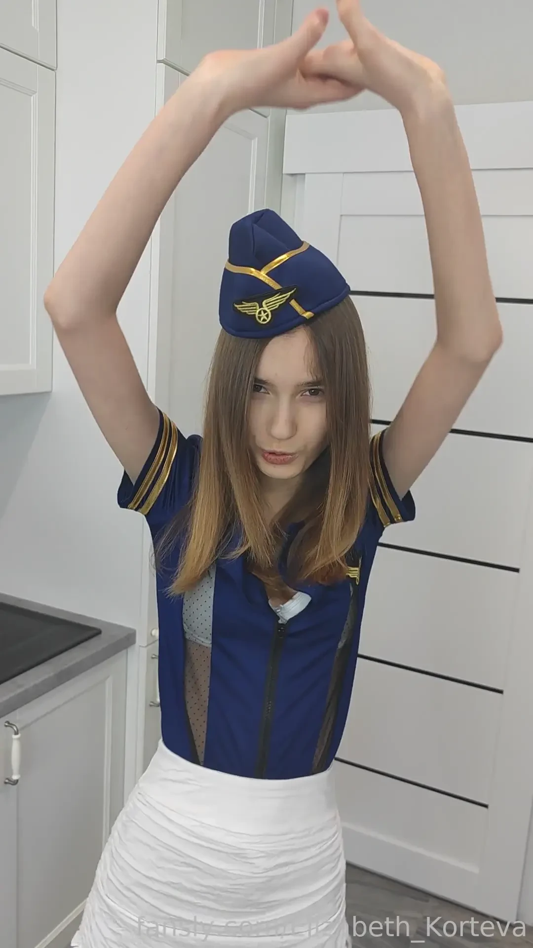 I m flying to enjoy stewardess panties openlegs hairy 