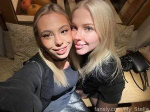 The best night is a night out with my bestie when you sit around