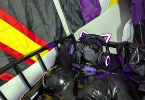 More from the second wearing of the catsuit more candid phone cameras part 2