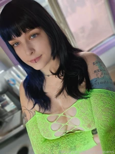 Today s virtual drink love how the green looks on me fyp green part 1