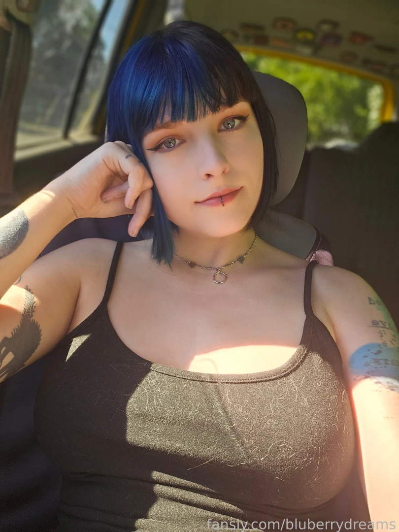Have a beautiful titty tuesday bigtits tittytuesday bluehair glasses 
