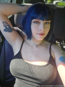 Have a beautiful titty tuesday bigtits tittytuesday bluehair glasses part 1