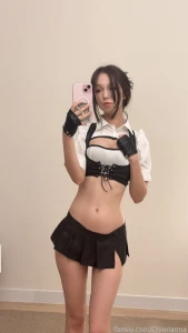 I tried on this little outfit and couldn t stop blushing it felt way