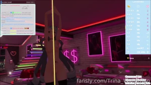 Note to self don t use a stripper pole that is only in vr and not irl
