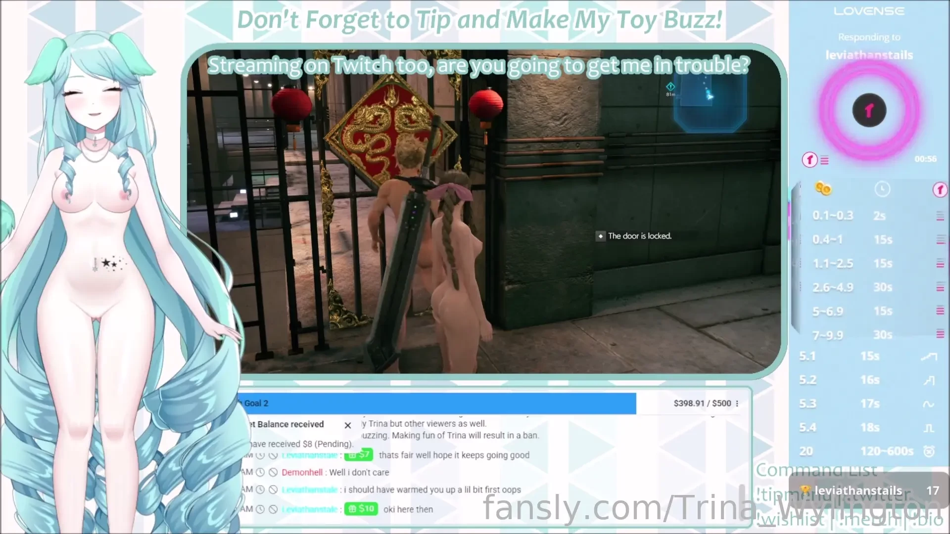 Spankies vtuber lewdtuber anime gamergirl puppygirl waifu bluehair 