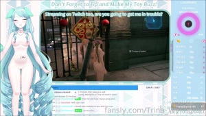 Spankies vtuber lewdtuber anime gamergirl puppygirl waifu bluehair
