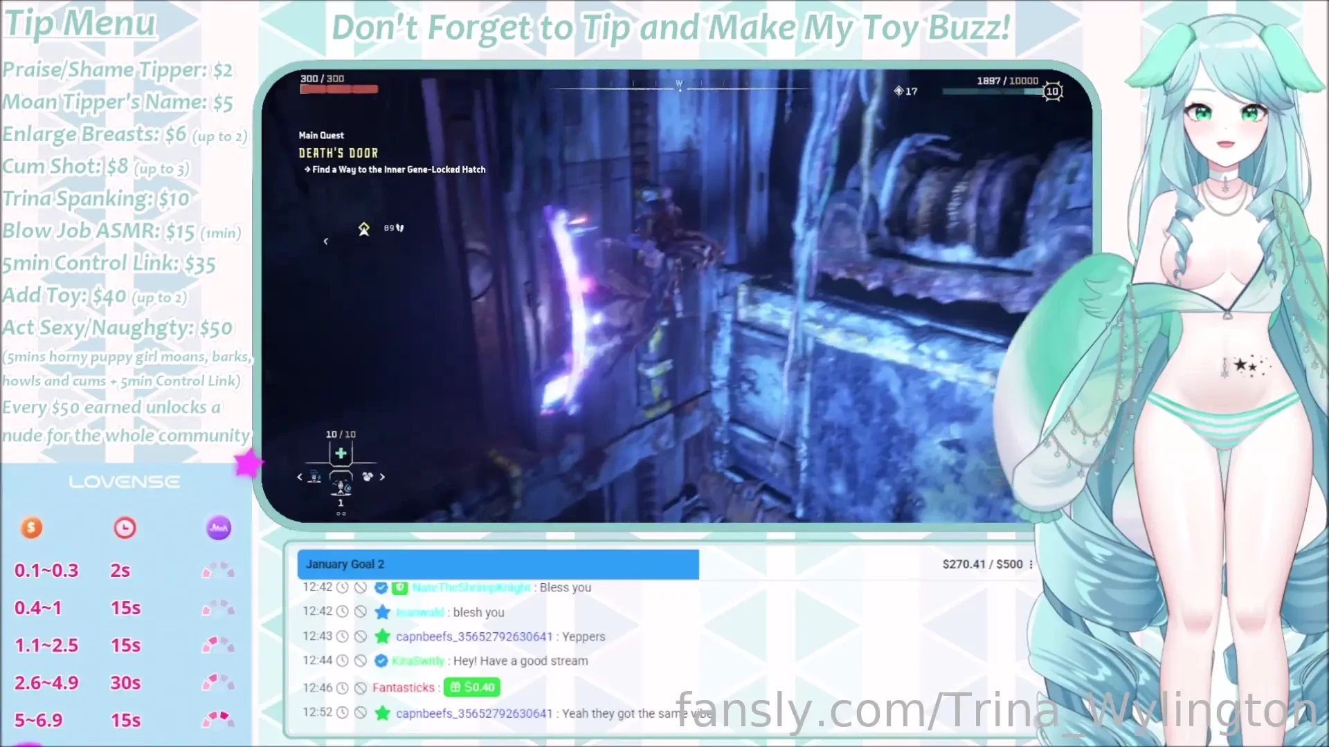 Aloy being difficult vtuber lewdtuber gamergirl kenomimi anime 