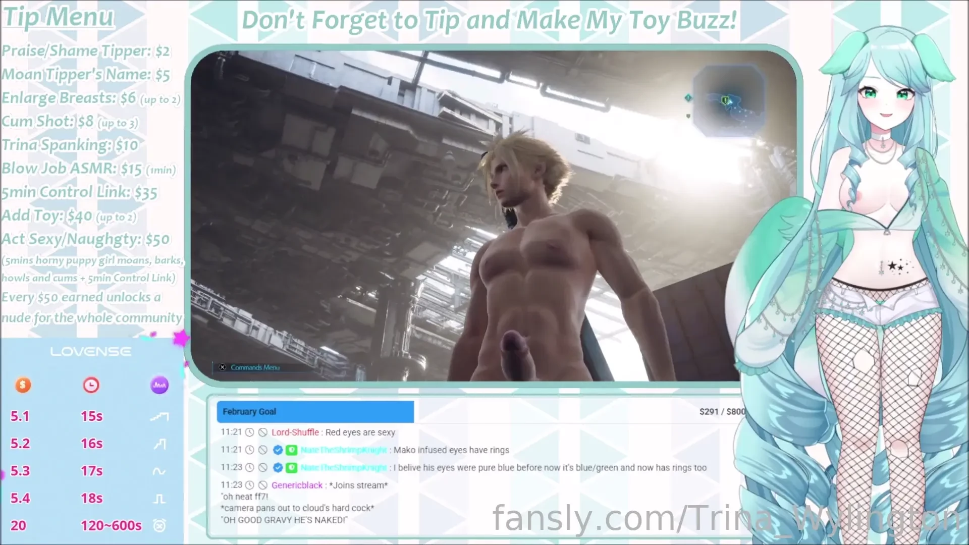 This cock is quite massive vtuber lewdtuber gamergirl kenomimi anime 