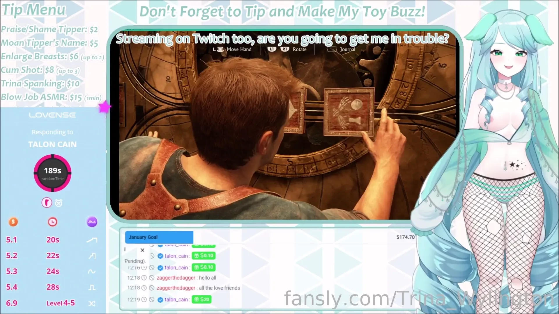 Chat likes to play roulette with my pussy vtuber lewdtuber gamergirl 