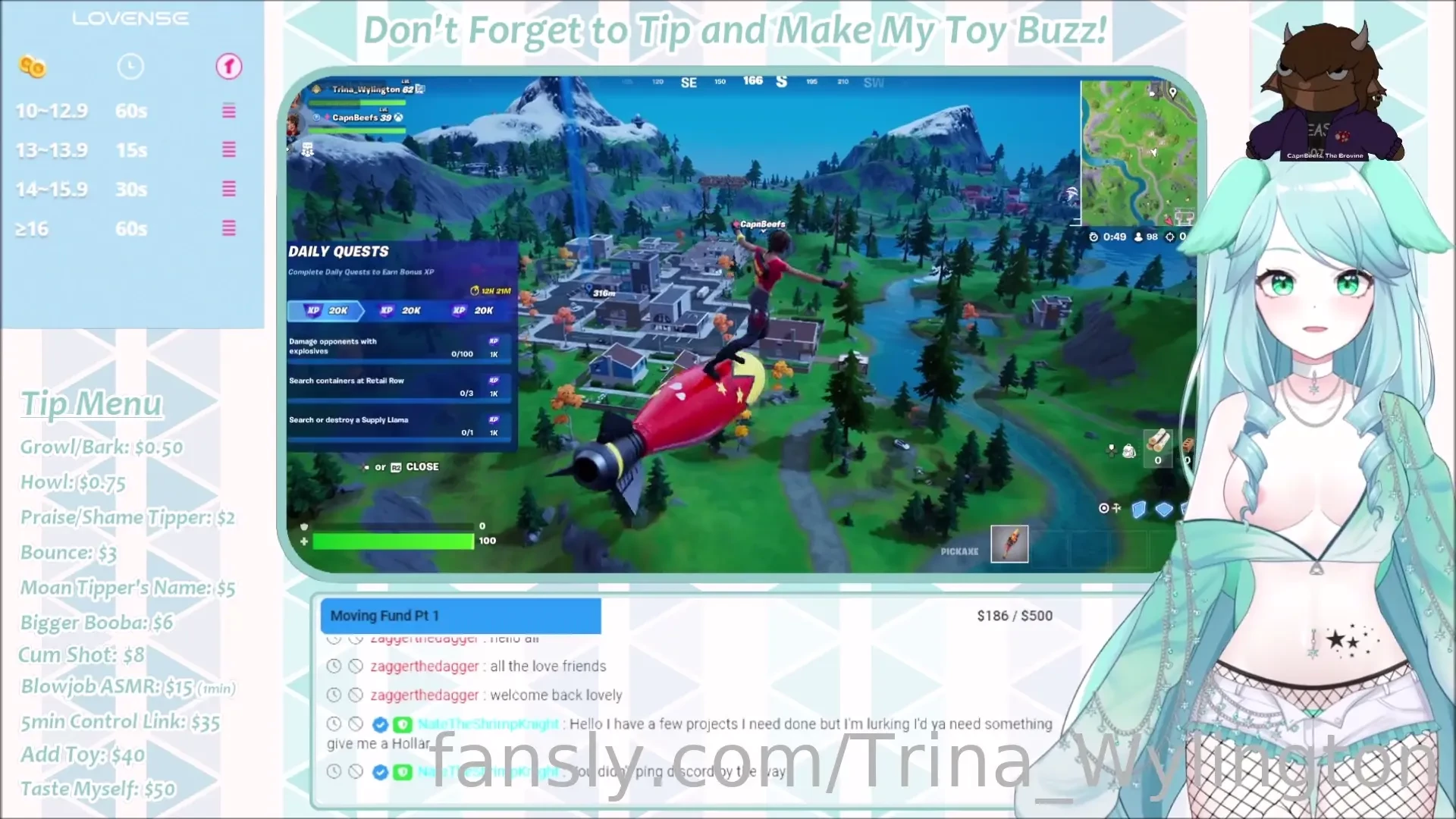 I love playing fortnite with beef it s the best fortnite vtuber 