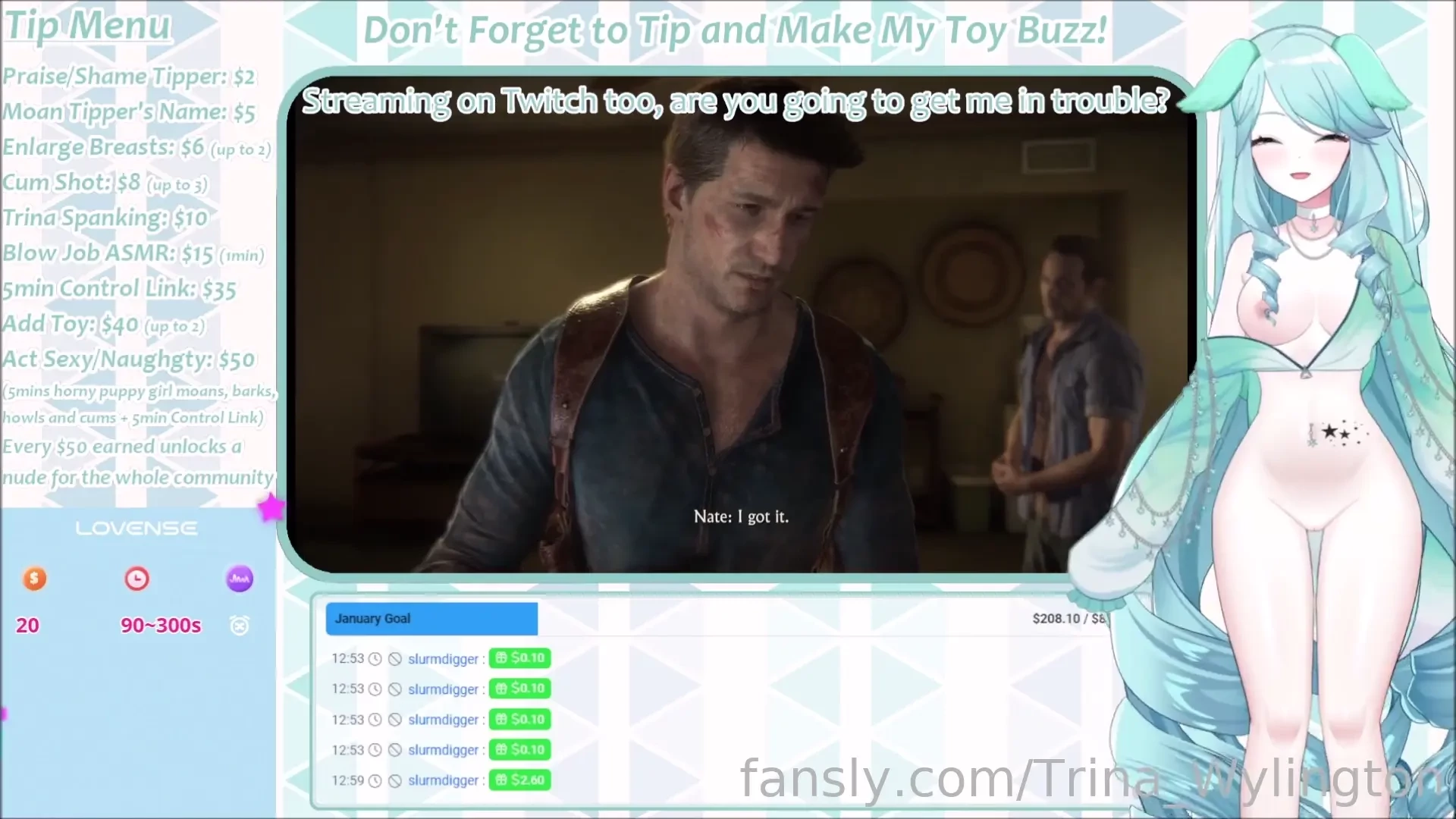 Nathan has been a bad bad boy vtuber lewdtuber gamergirl 