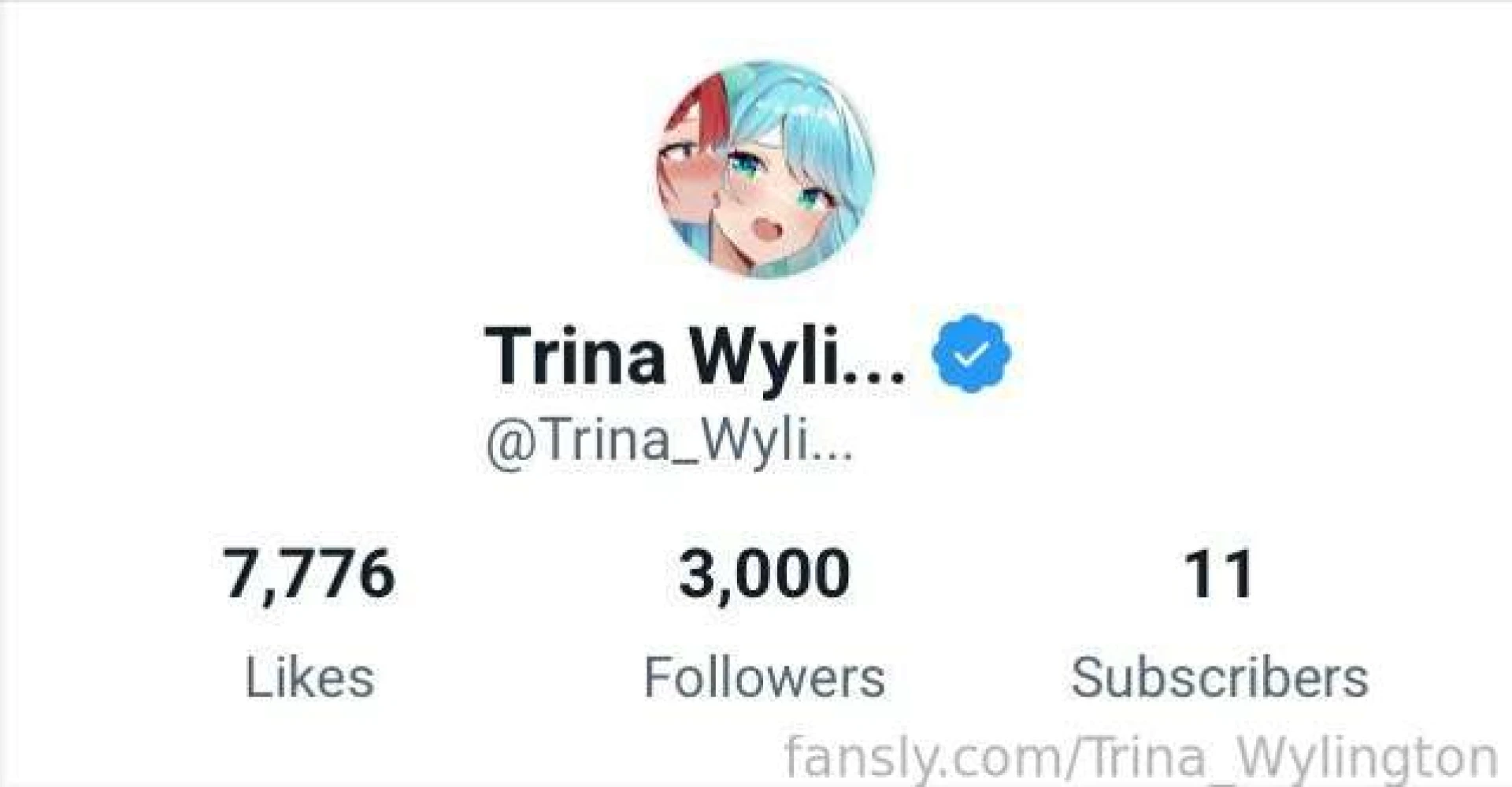 Awoooooo less than 1 year on fansly and i made it to 3k followers this 