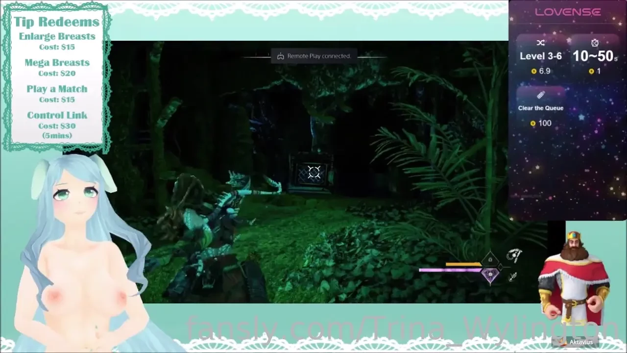 Puzzle solving lots of fun vtuber lewdtuber anime animegirl longhair 