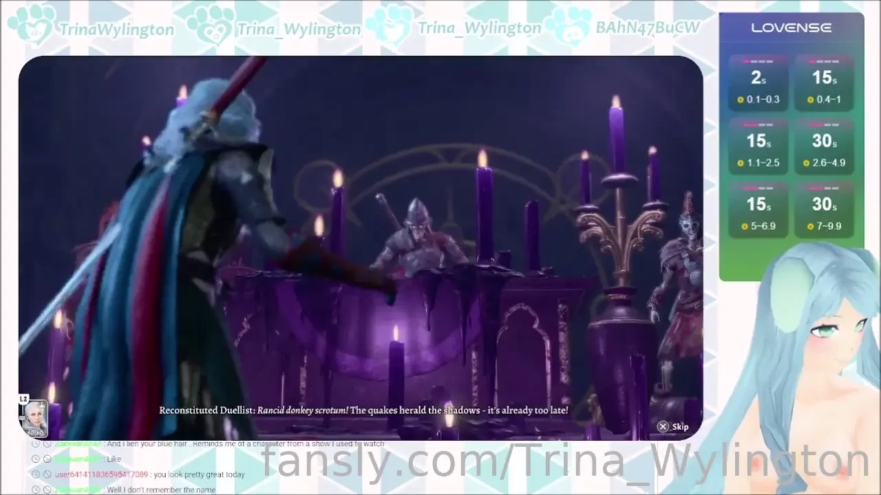 Rancid donkey scrotum vtuber lewdtuber gamergirl 