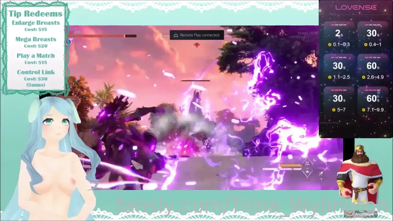 Not too worried about dying in the game vtuber lewdtuber anime 