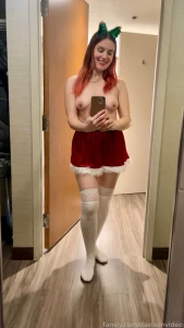 Advent calendar day 9 uncensored tree headband and mrs claus mini