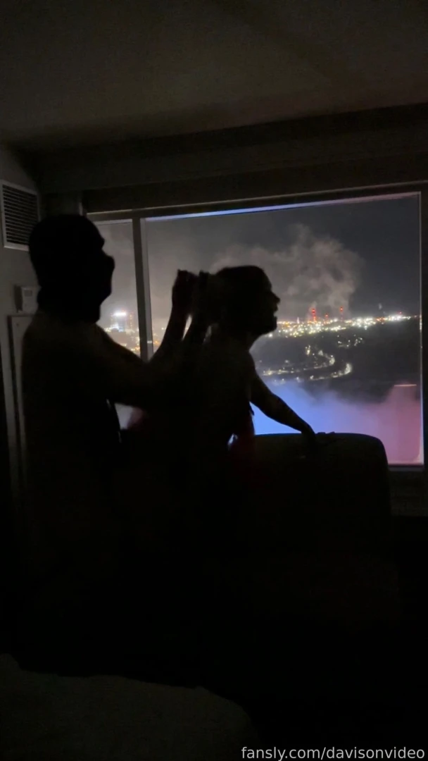 Advent calendar day 9 sextape video fucking in front of the fireworks 