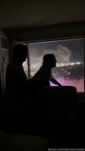 Advent calendar day 9 sextape video fucking in front of the fireworks part 1