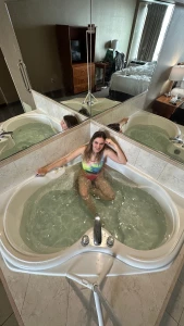 Heart-shaped jacuzzi swimsuit wetlook wet booty and boobie photoshoot part 5