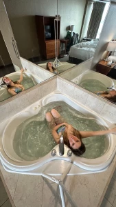 Heart-shaped jacuzzi swimsuit wetlook wet booty and boobie photoshoot part 6