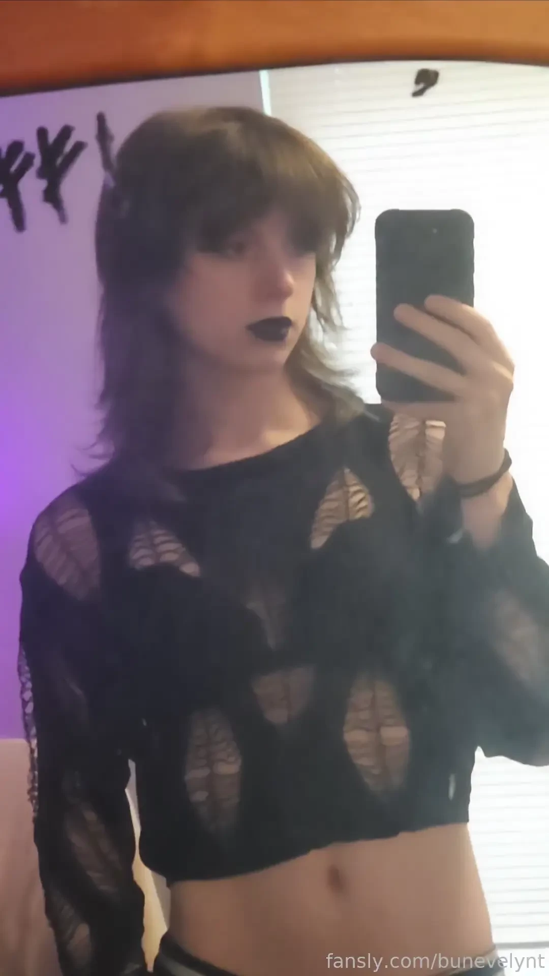 Was trying on a top i received from throne watch till the end for a 