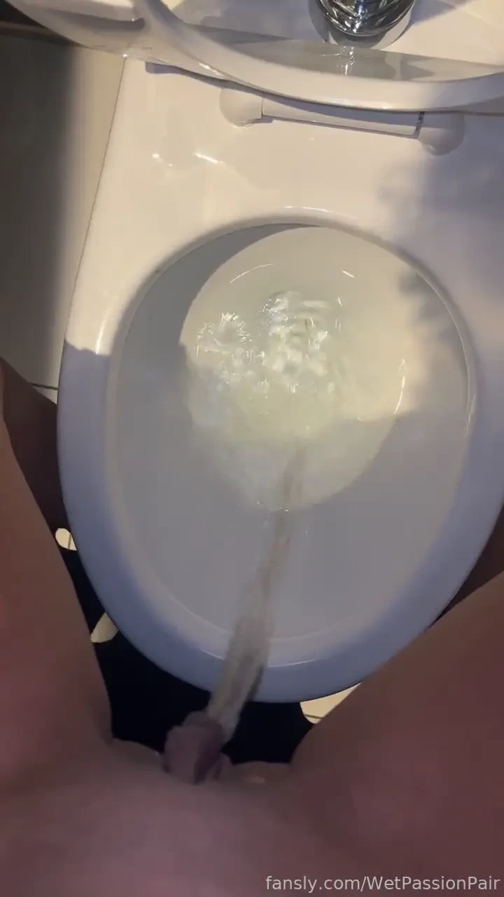 Standing peeing into the toilet anyone 