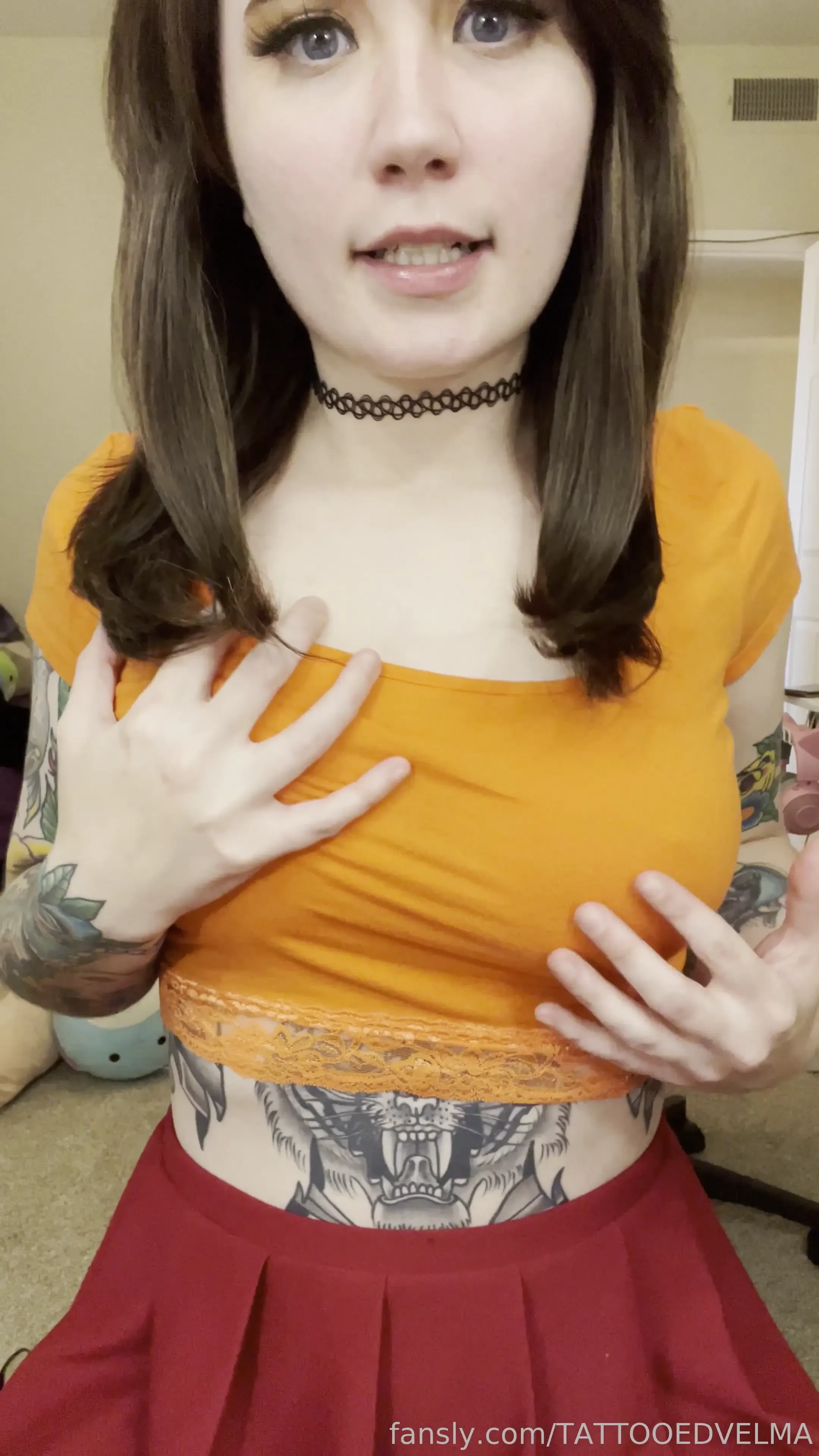 Could i drop my boobies on you 