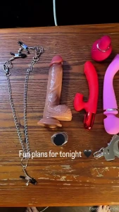 Filming night clamps toys dildo bdsm porn nsfw