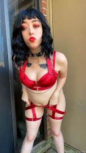 Seeing red my biggest all red lingerie bundle featuring blowjobs part 42