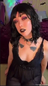 Goodnight gothgirl kiss lingerie free foryoupage
