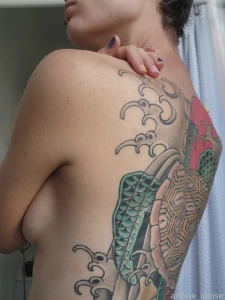 Happy tittytuesday boobs boobies topless hairyarmpits tattoos tattooed part 1