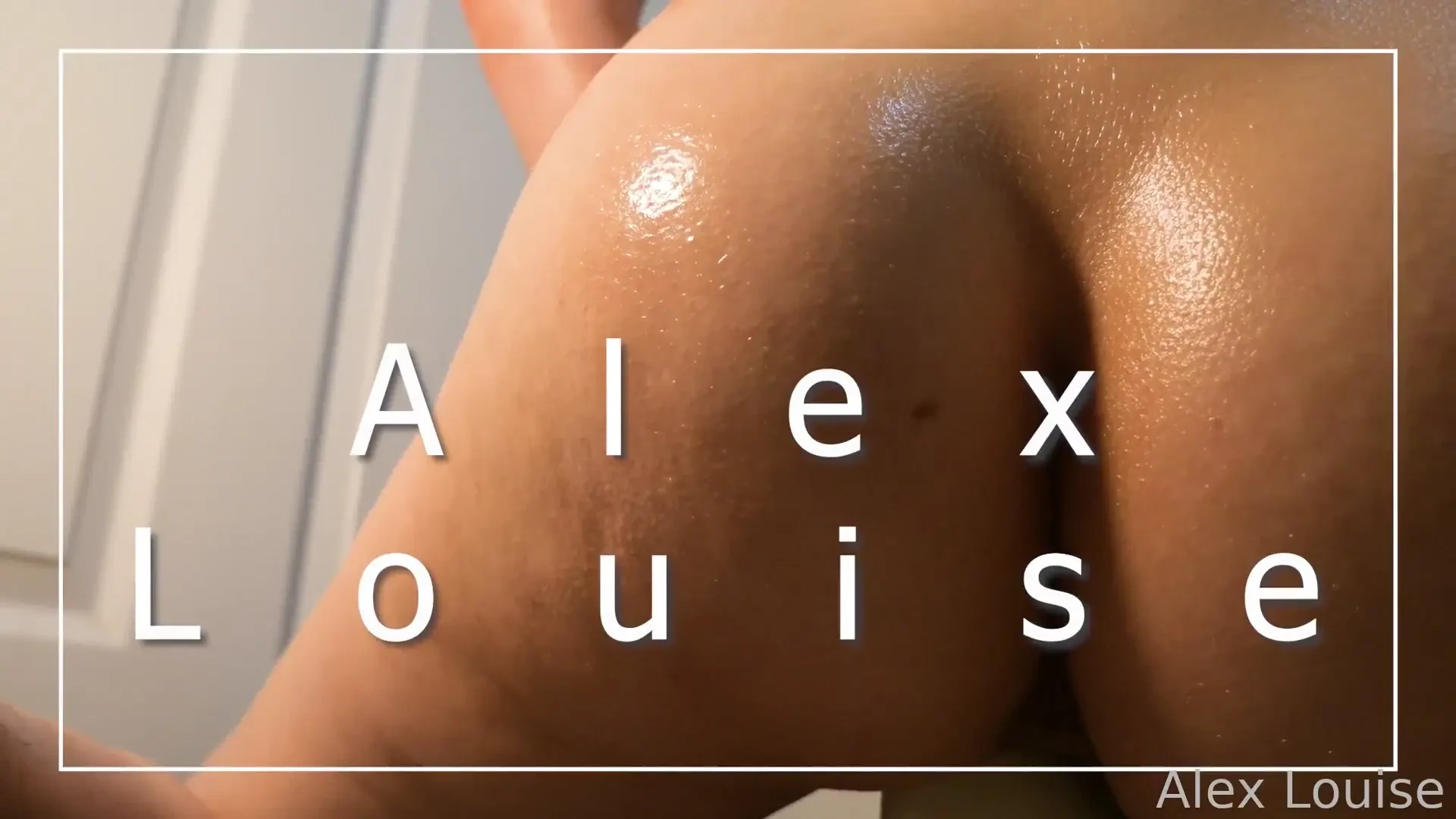 Close up video cumming on my wand watch my oiled up booty jiggle as i 