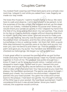 Couples game -a short erotic story featuring public flashing sex and part 4