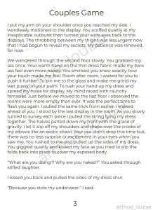 Couples game -a short erotic story featuring public flashing sex and part 7