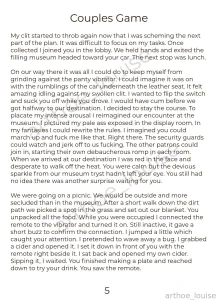 Couples game -a short erotic story featuring public flashing sex and part 1