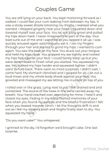 Couples game -a short erotic story featuring public flashing sex and part 6