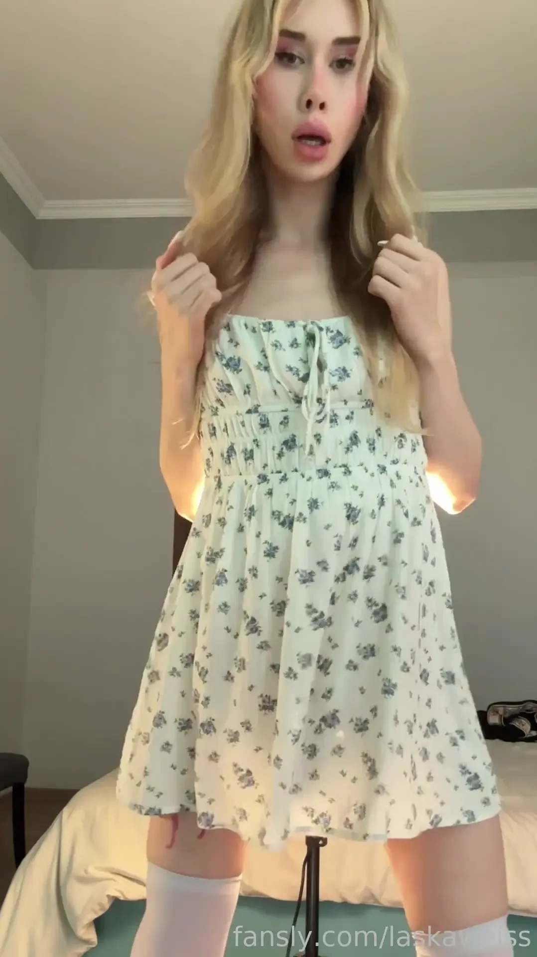 Would get on your knees for me trans trap egirl girlcock bigass 