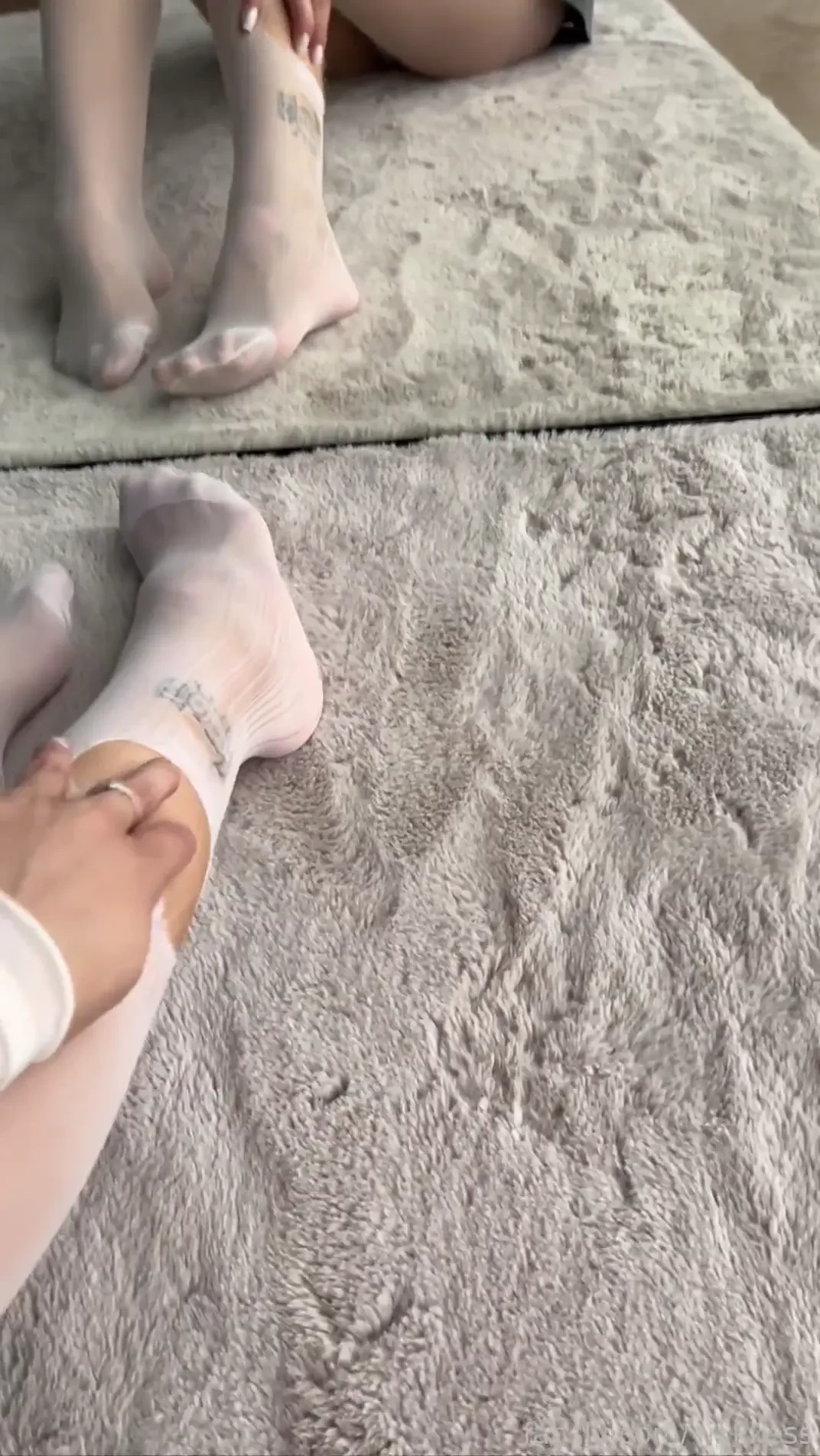 My first asmr i love tearing nylon tights fyp asmr tights nylon legs 