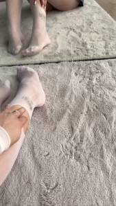 My first asmr i love tearing nylon tights fyp asmr tights nylon legs