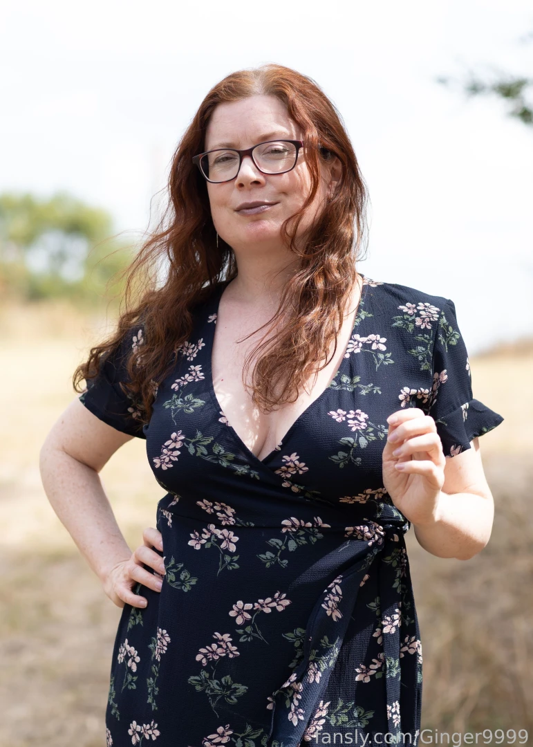 Come and join me for a walk in the park ginger redhead milf public part 2 