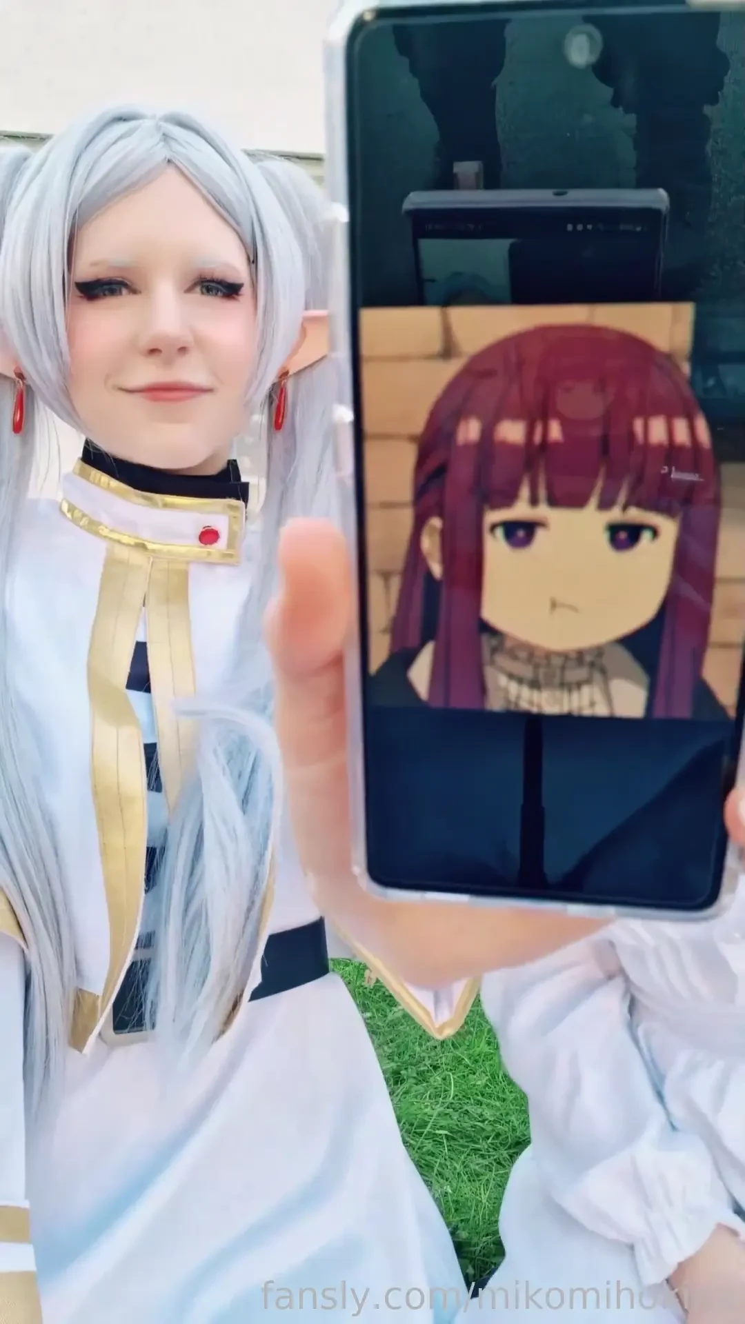 I m her girlfriend now aren t we cute as frieren and fern she s the 