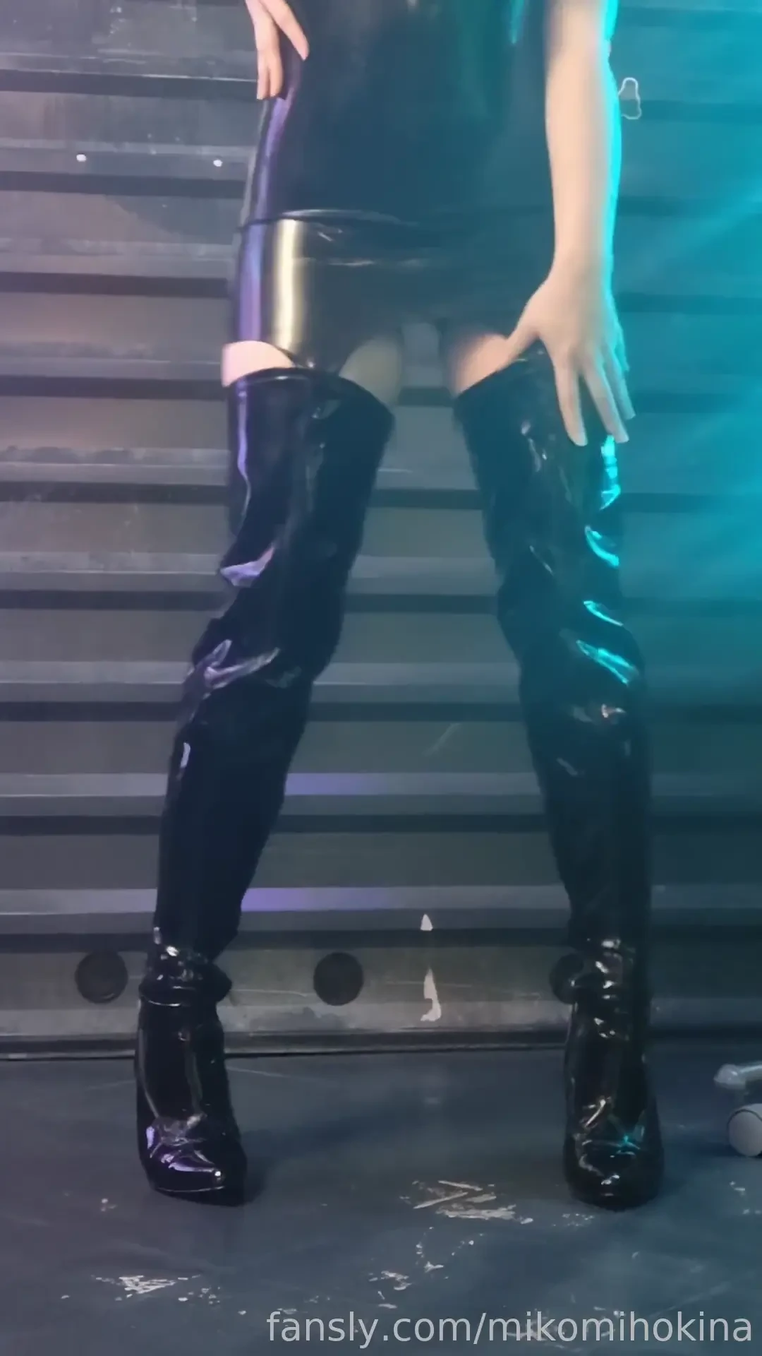 Do you like my leather suits part 1 