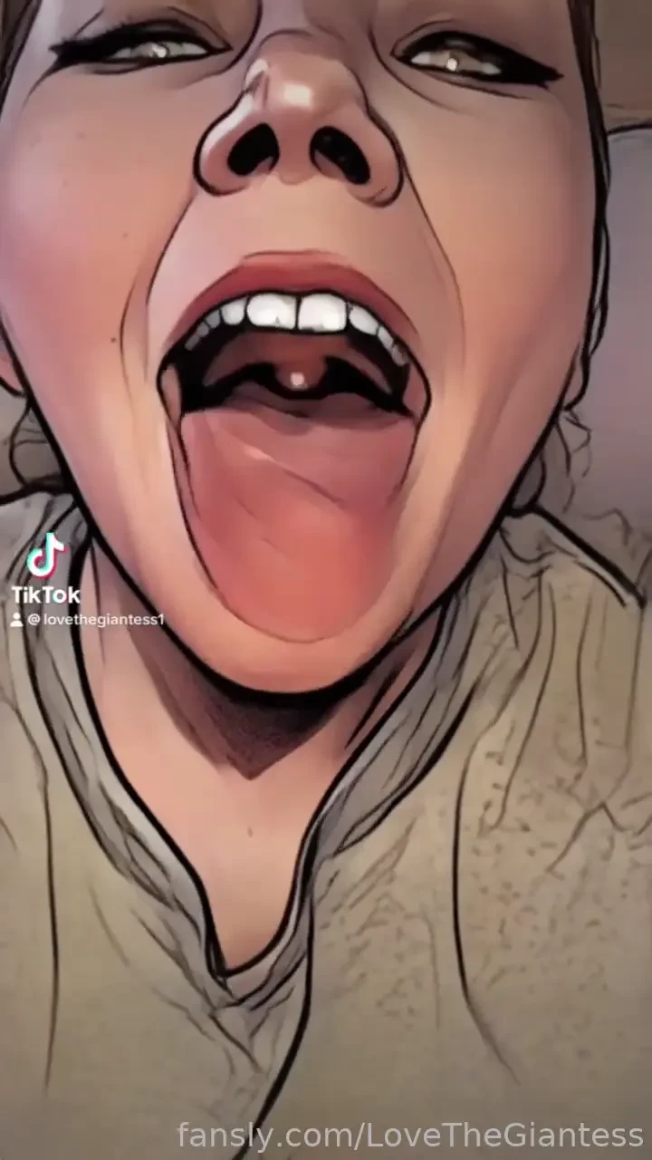 Eat you aliveee vore oralvore mouth fetish giantess tiktok 