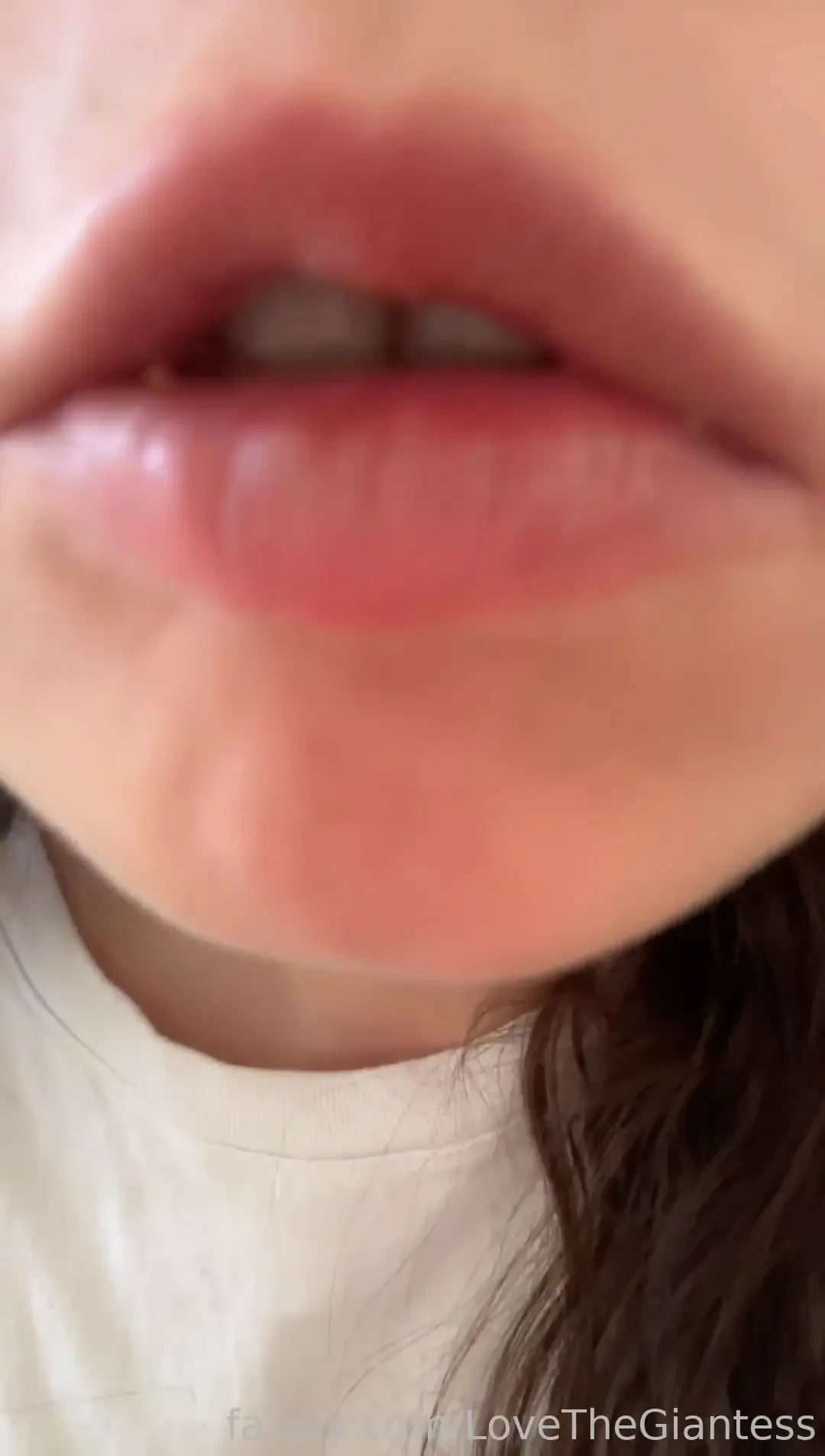 Food chewing and unaware vore giantess eats her soft chocolate and part 1 