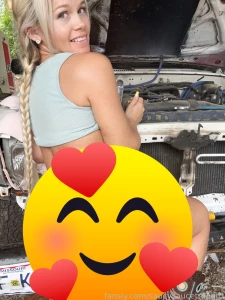 Lick it before you stick to the bumper dildo blonde fyp petite sexy part 1